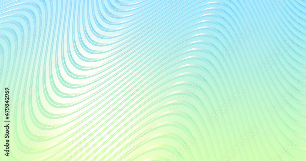 Green and blue abstract wave lines pattern background. 3d rendering. Green and blue abstract wave lines pattern background. 3d rendering.