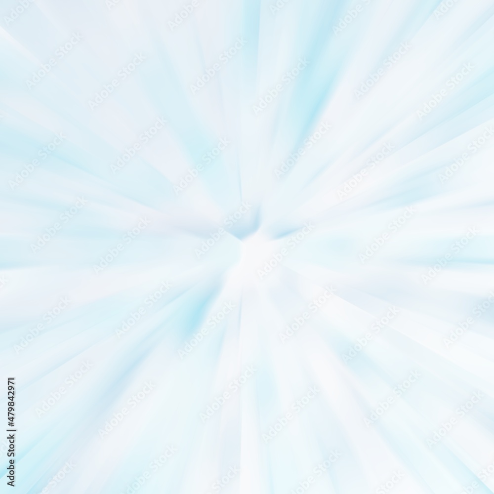 Obraz premium Abstract white and blue gradient blur effect sunburst or sunlight bright ray background. 