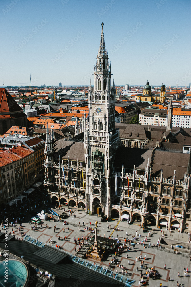 Fototapeta premium Rathhaus München 