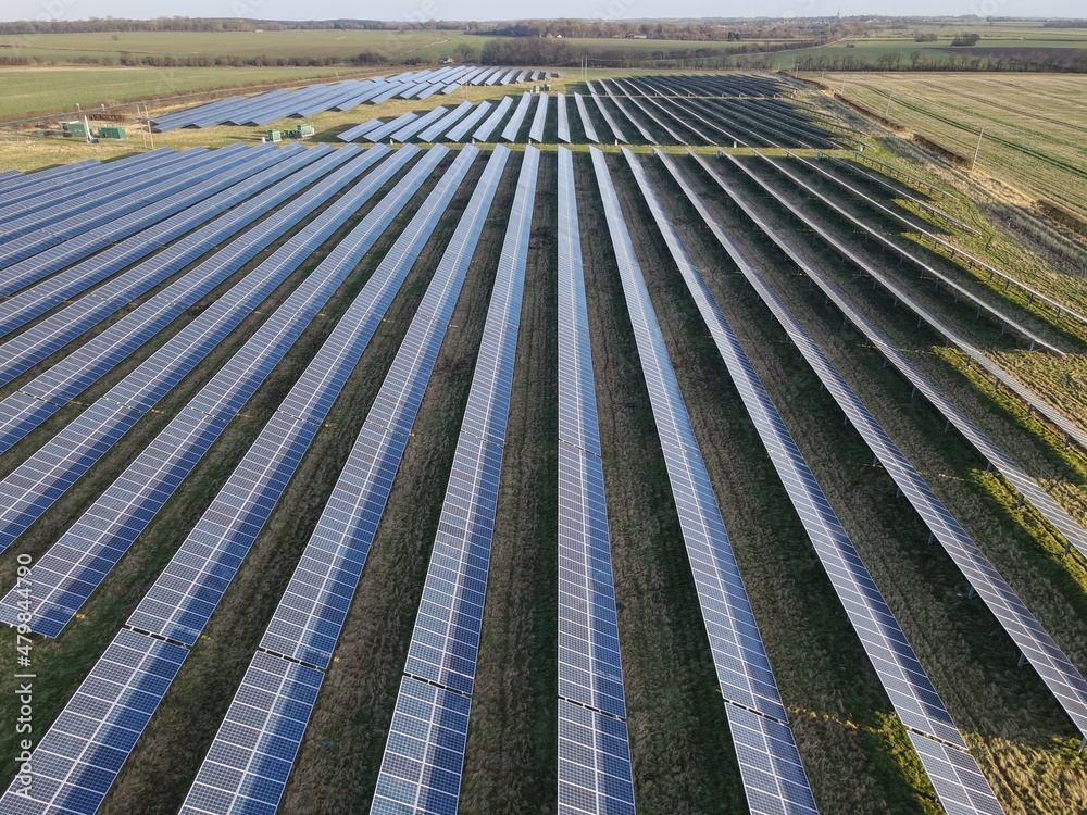 Solar Farm from above Solar Farm from above