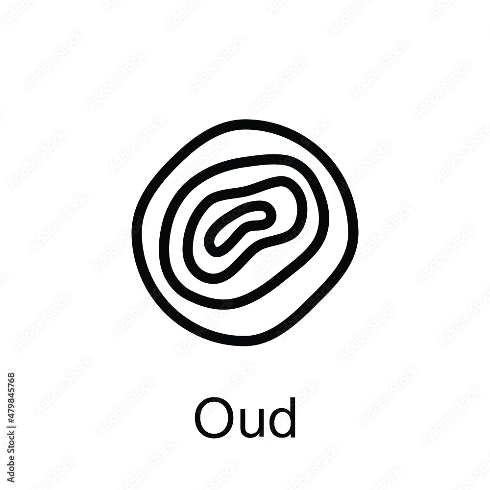 Oud vector icon. Trending fragrance. Top notes, scent, perfume, aromatic essence, cream, soap, cosmetics. Oud vector icon. Trending fragrance. Top notes, scent, perfume, aromatic essence, cream, soap, cosmetics.