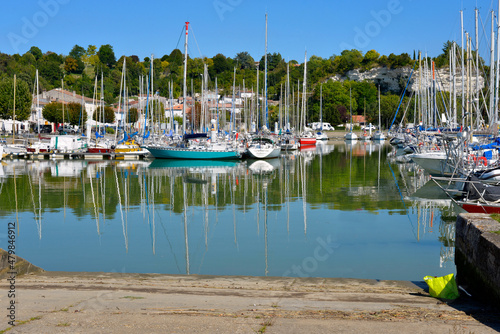 Port of Mortagne-sur-Gironde a commune in the Charente-Maritime department in southwestern France  photo