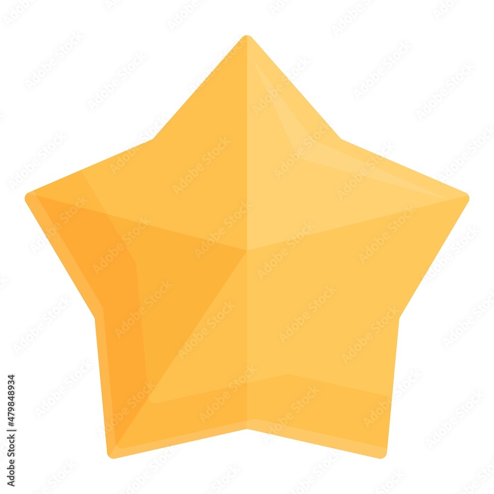 Customer gold star icon cartoon vector. Satisfaction feedback. Client opinion Customer gold star icon cartoon vector. Satisfaction feedback. Client opinion