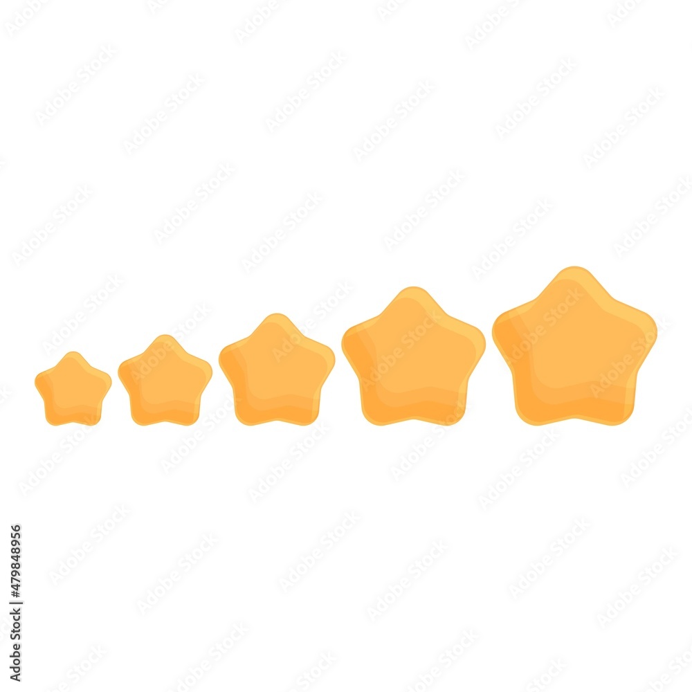 Feedback stars icon cartoon vector. Customer client. Satisfaction survey Feedback stars icon cartoon vector. Customer client. Satisfaction survey