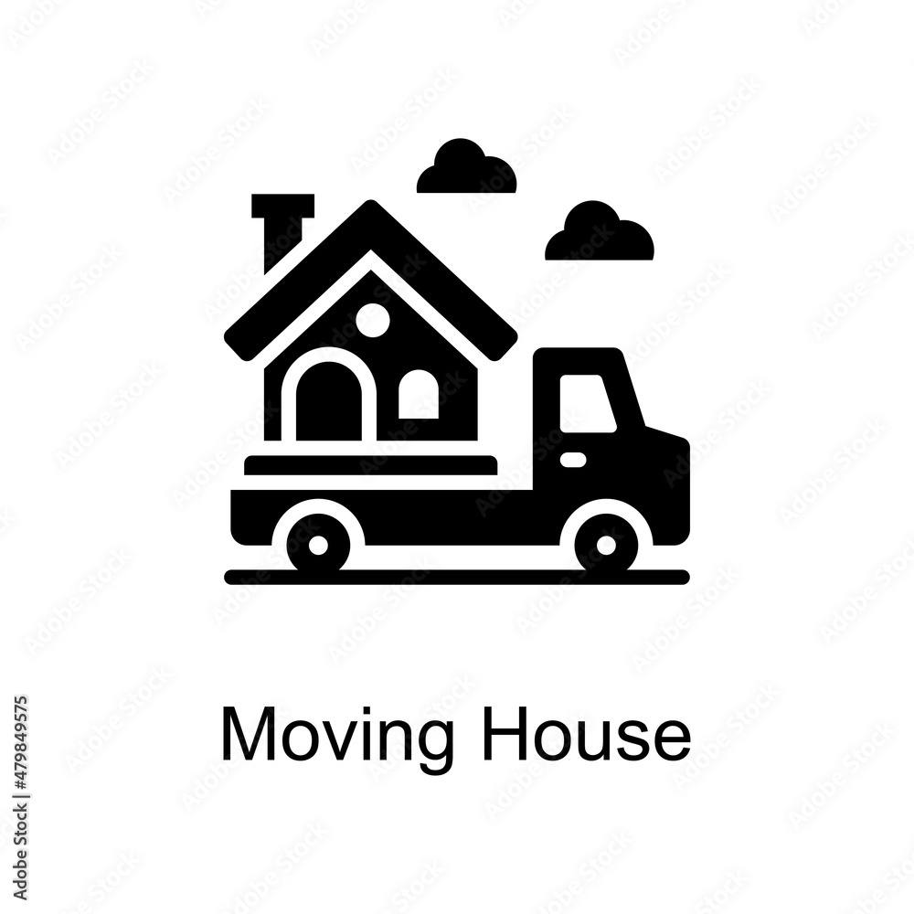 Moving House Vector Solid icons for your digital or print projects. Moving House Vector Solid icons for your digital or print projects.