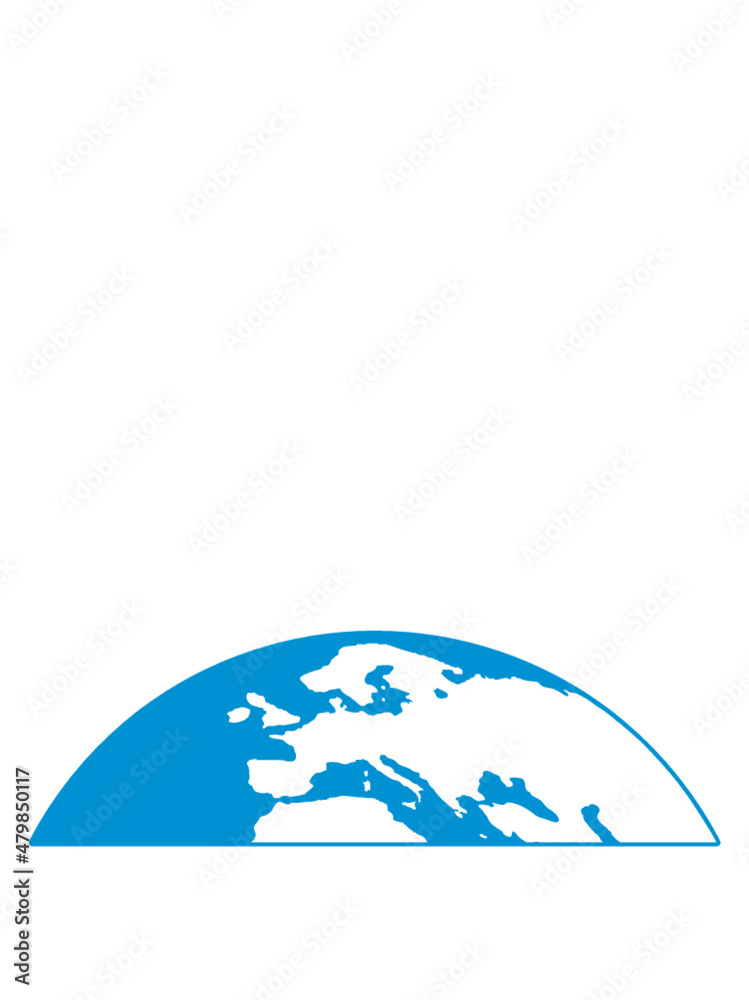 Blaue halbe Erde Blaue halbe Erde