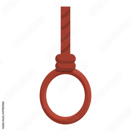 Stress loop icon cartoon vector. Panic attack. Mental anxiety