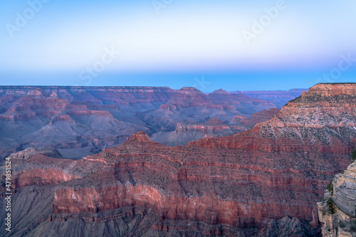 Sunset colors at the Grand Canyon