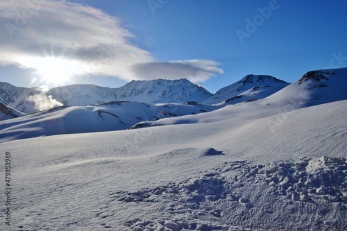 北アルプス・立山連峰 雪景色
