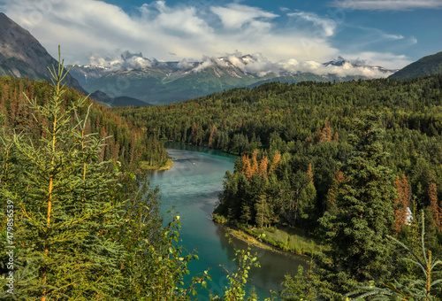 Kenai River, Alaska on the Kenai Peninsula