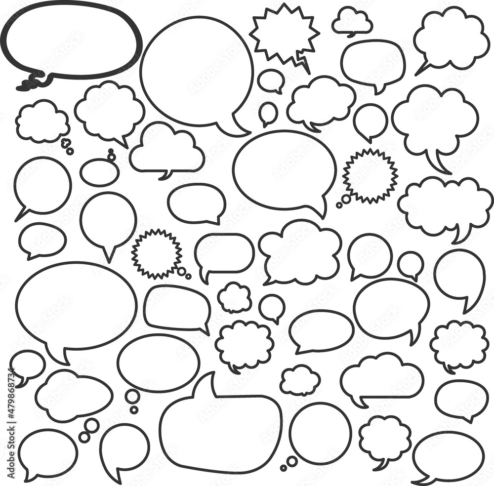 Fototapeta premium Comment icon vector. Conversation, Dialog icon symbol isolated