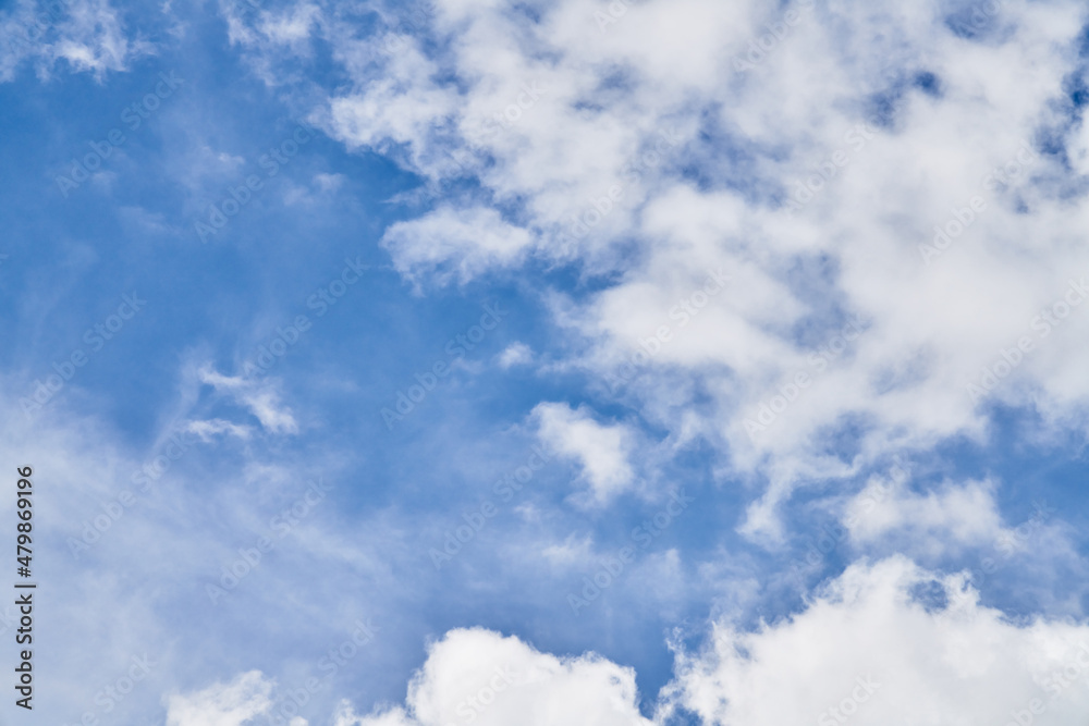 Beatiful blue sky with clouds on a sunny day Beatiful blue sky with clouds on a sunny day