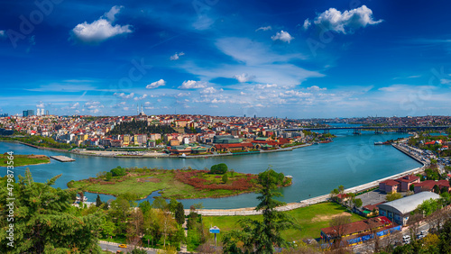Fotografering Panoramic view of Istanbul