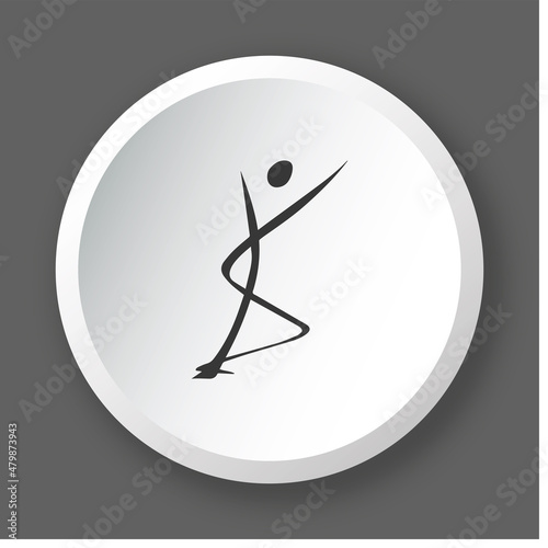 Logo masseur kinésithérapeute.