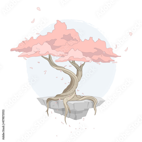 Zen floating tree