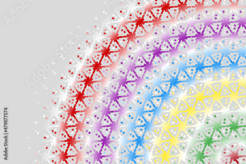 colourful  gradient circle pattern of traditional batik ethnic  for wallpaper background ads sticker or clothing