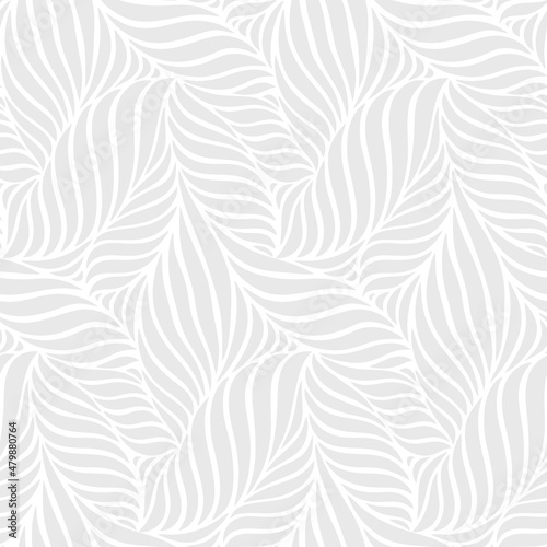 Simple Abstract Grey Vector Seamless Pattern Design
