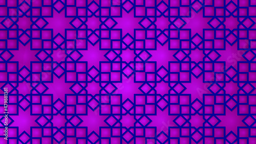 geometric islamic pattern illustration background or banner design © Sunjil Creative