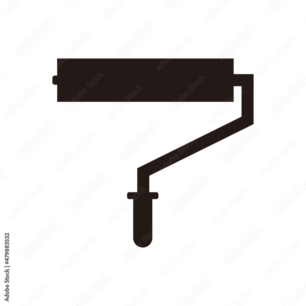 Roller, paint icon vector illustration symbol Roller, paint icon vector illustration symbol