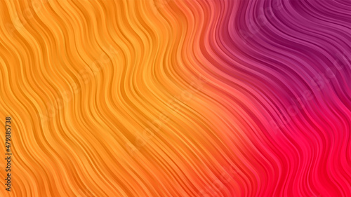 Abstract gradient vector design. Purple, red, orange and pink graded stripes form a colorful background.