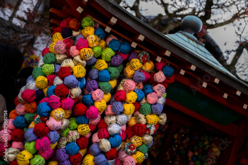 京都　お手玉神社　八坂庚申堂