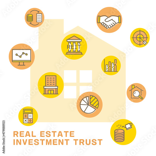 REIT（不動産投資信託）　イメージ