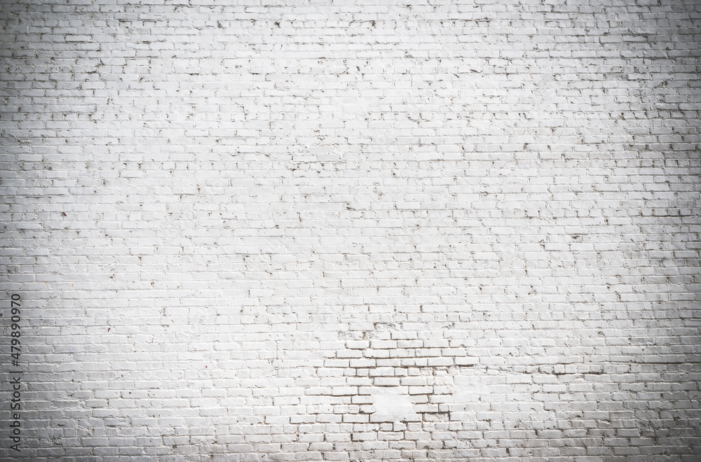 Fototapeta premium white brick wall texture for background,Ready for product display montage.