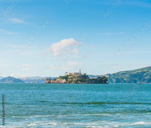 Alcatraz Island  at sunny day,  san francisco,California,usa. © checubus