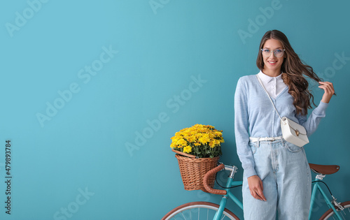 Beautiful fashionable woman...