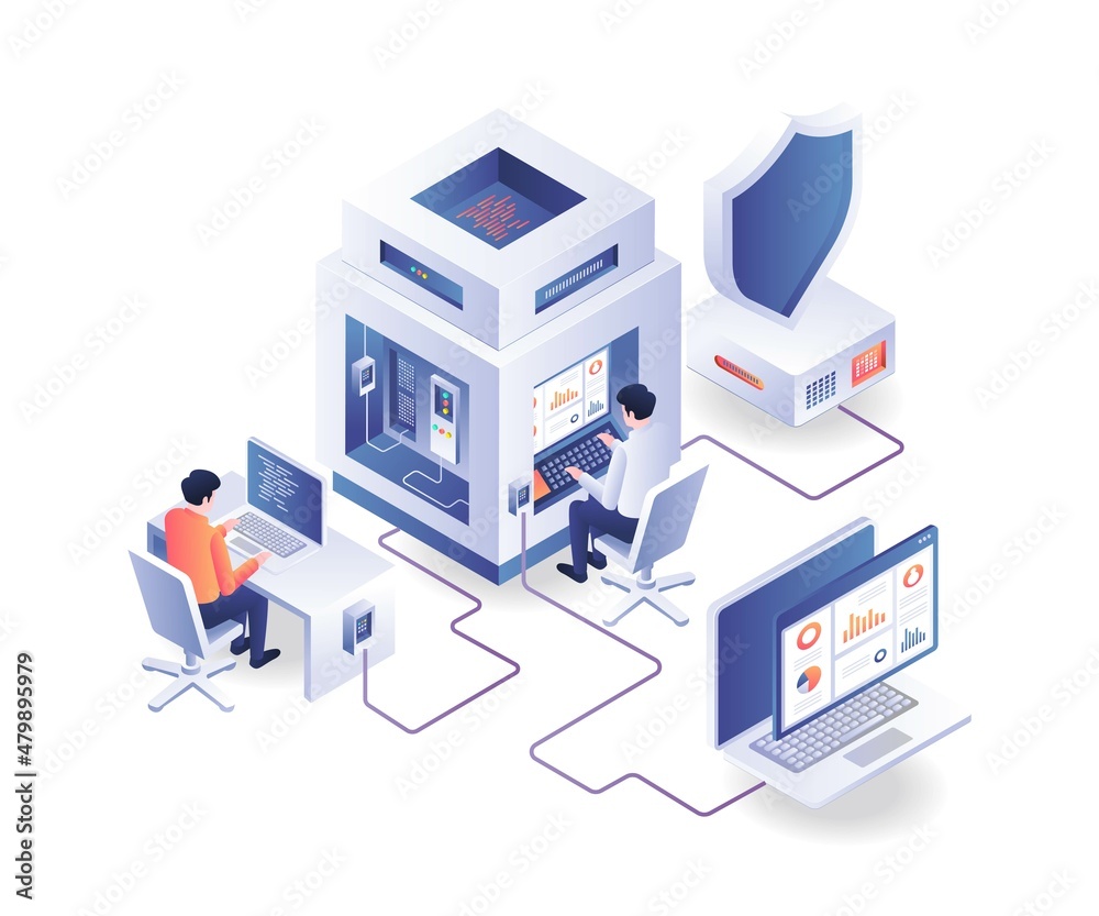 The team is maintaining the security server The team is maintaining the security server