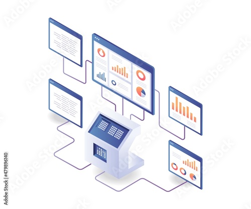 Server data security analysis monitor button