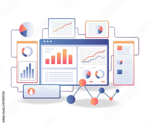 Optimization seo analyst data screen