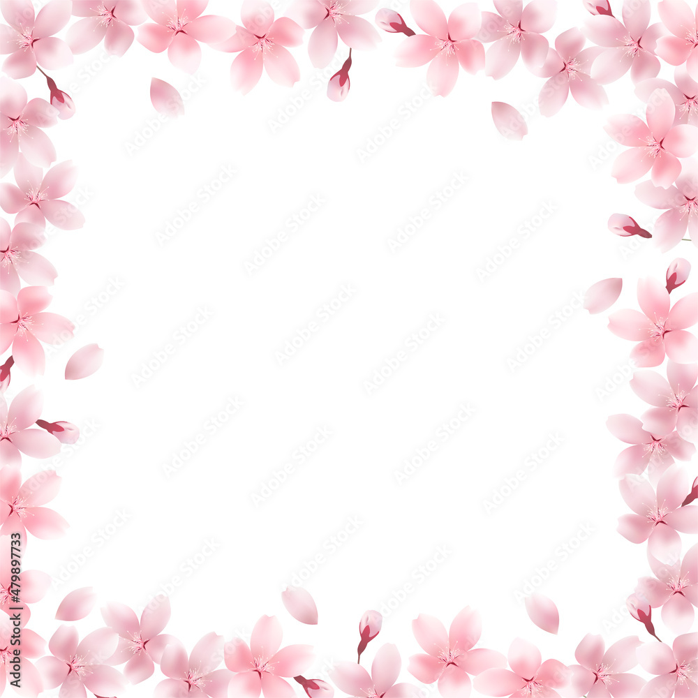 桜　春　花　フレーム