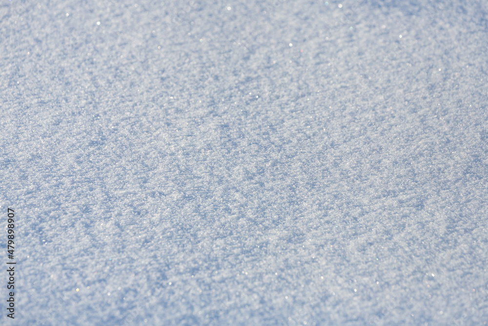 close-up of snowy surface and flakes background close-up of snowy surface and flakes background