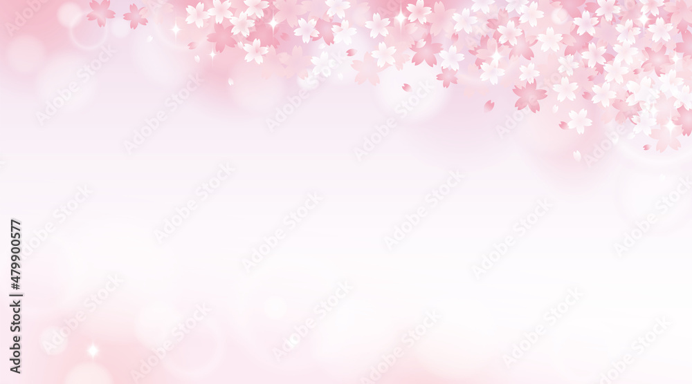 Pink cherry blossom flower with sunlight background Pink cherry blossom flower with sunlight background