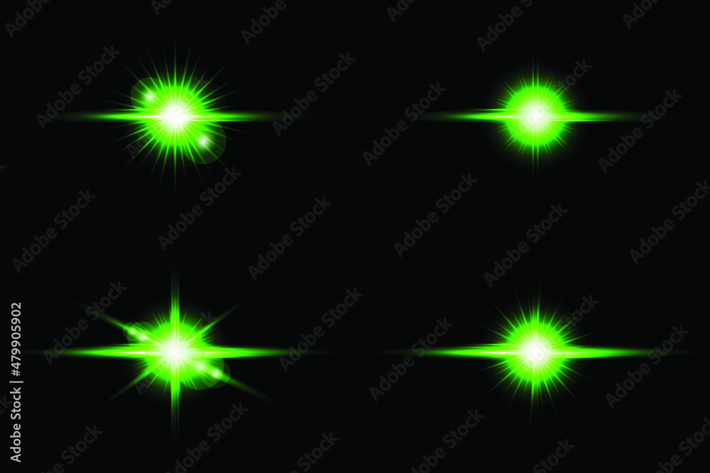 Light effect transparent Vector Custom Lens Flare Pack