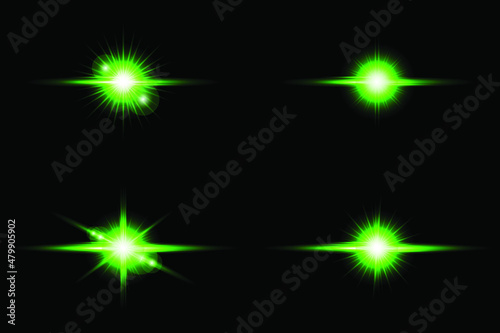 Light effect transparent Vector Custom Lens Flare Pack