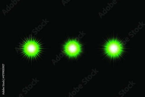 Light effect transparent Vector Custom Lens Flare Pack