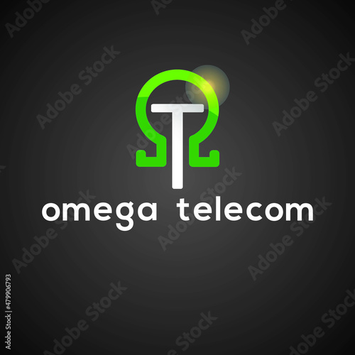 Omega Logo Design Vector Template. Modern Design. Omega Logo. Vector Illustration