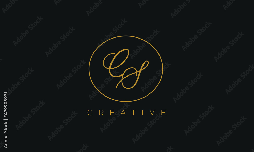 CS is a stylish logo with creative design and golden color with black background. CS is a stylish logo with creative design and golden color with black background.