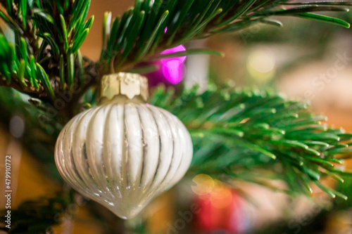 Christmas decoration on the Christmas tree