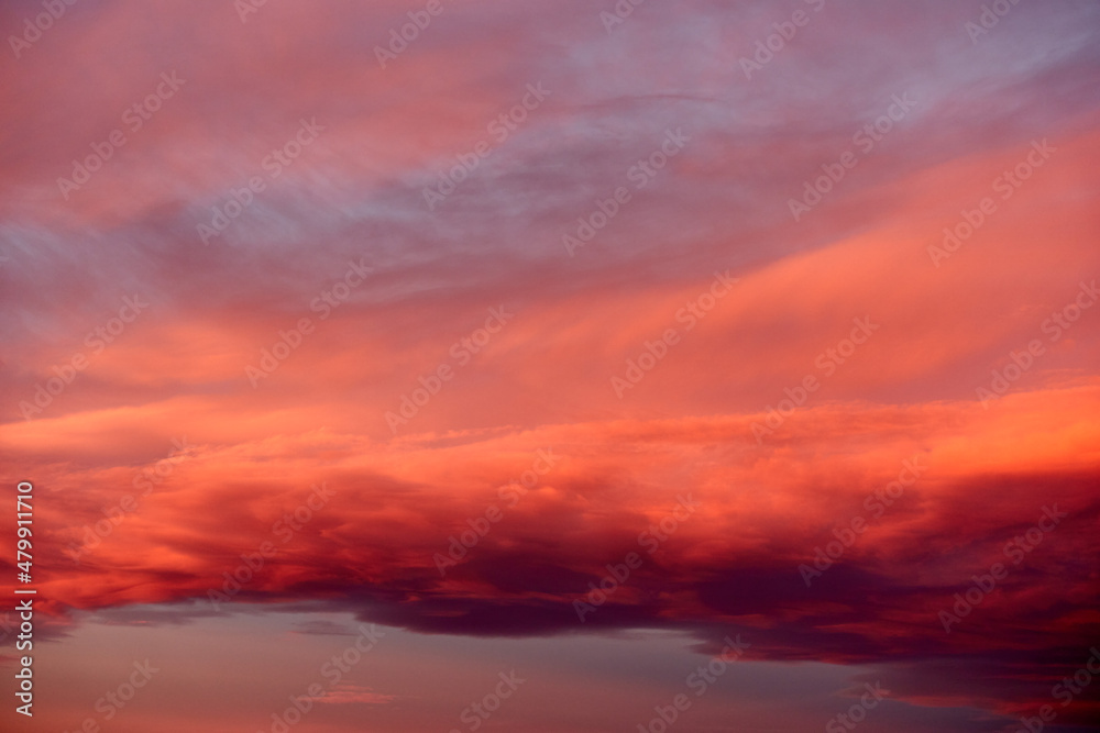 Cloudscape at sunset