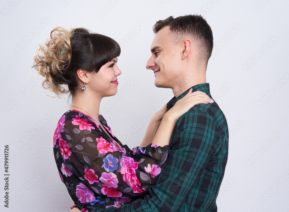Happy young couple