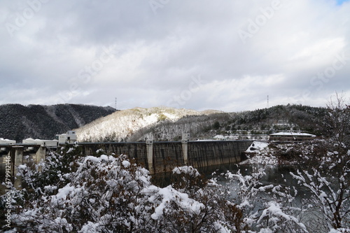 冬の日吉ダム
