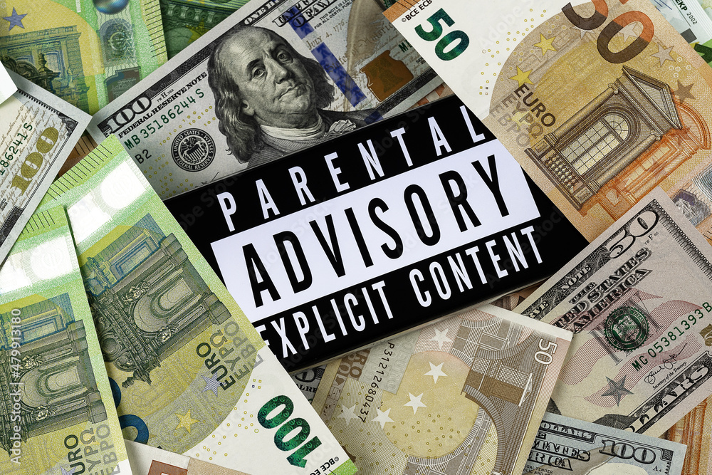 PARENTAL ADVISORY EXPLICIT CONTEND visual data 2