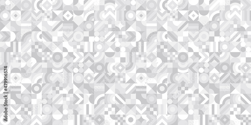 Geometric illustration background. Seamless pattern.Vector. 幾何学イラストパターン