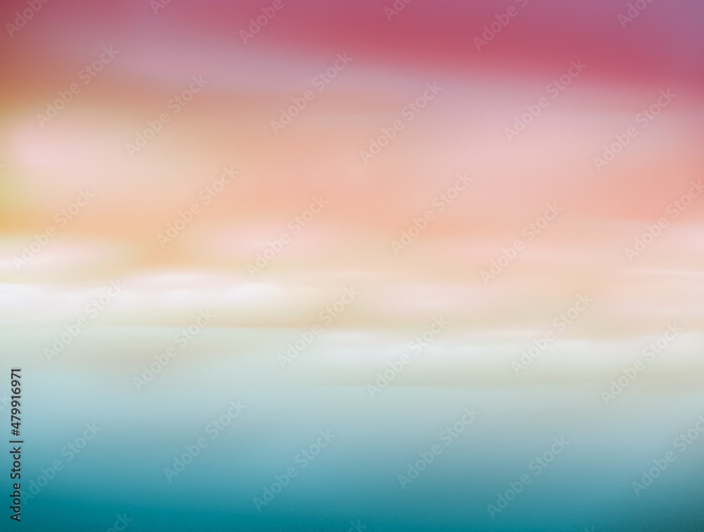 Light romantic abstraction. Printable pastel colors, hazy texture. 