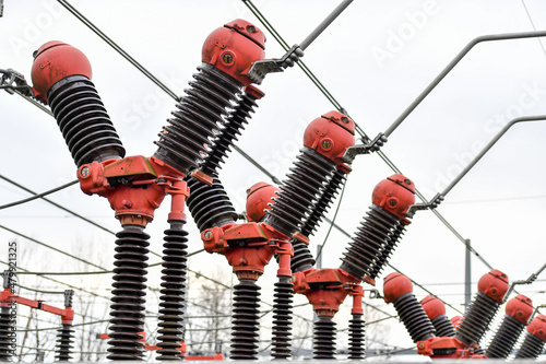 AUT, Strommast, Stromleitung, Stromleitungen, Strom, Umspannwerk, Stromausfall