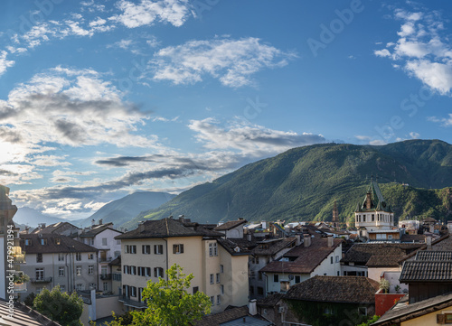 A sunny day in Bolzano, South Tyrol, Italy