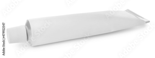 Slika na platnu Blank tube of ointment isolated on white